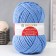 Yarn "Autumn" 25% wool, 75% pan 150m/200g (520-blue spray)