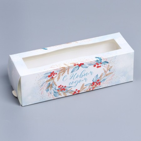 Box for Makarun "Blizzard" 18 x 5.5 x 5.5 cm, New Year-1