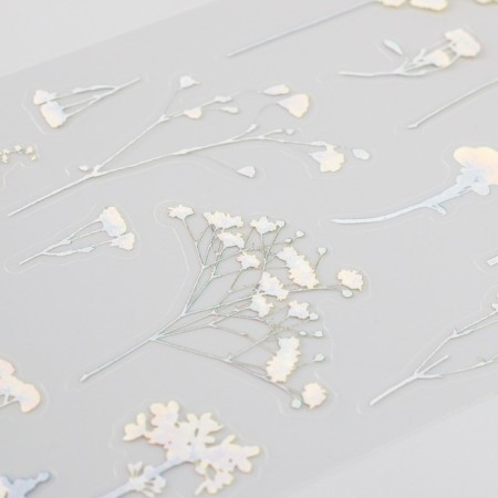 Plastic stickers "Mimosa" set 6x18 cm-4