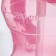 Children's stroke with silicone tube, 260 ml., With handles, pink color