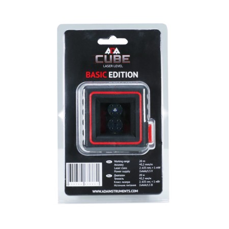 Laser Laser ADA Cube Basic Edition, 2 rays, 20 m, ± 0.2 mm/m, 1/4 "-3