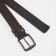 Male belt, width 4 cm, screw, buckle metal, brown color