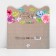 Money envelope "Happy Birthday!" molding, floral tablecloth, 17.5 x 8 cm