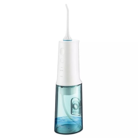 Irrigator KitFort KT-2908, portable, 5 W, 300 ml, 4 modes, 2 nozzles, from battery, white