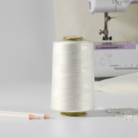 Thread 30no, 1500 m, white color-3