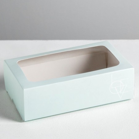 Box for Makarun, confectionery packaging, Love 18 x 10.5 x 5.5 cm