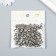 Beads for creativity plastic "Smiley. Flat" silver set 20 grams 0.7x0.4 cm