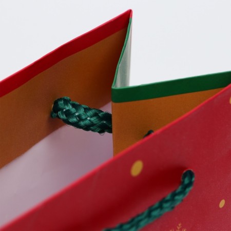 New Year. New Year's gift package for a bottle, packaging "Christmas tree", 12 x 36 x 8.5 cm.-3