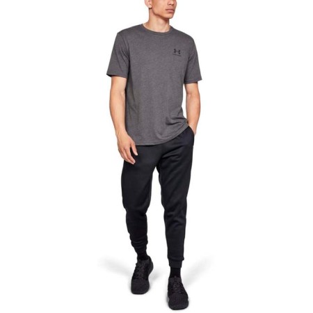Men's T-shirt Under Armor Live Tee Charcoal Medium, size 44-46 (1326799-019)-2