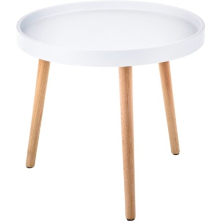Coffee table HOF array of beech, natural 50x50x45 cm-1