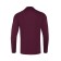 Male polo with long sleeve, burgundy color, size 44 (s)
