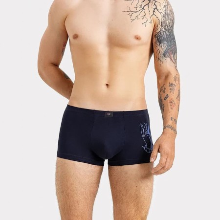 Panties men's boxers, dark blue color, size 50 (l)