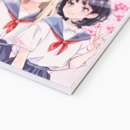 Sketchbook A6, 40 l. 100 g/m "Anime Schoolgirls"-1