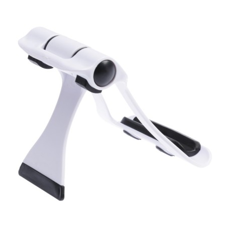 Luazon phone stand, folding, reinforced, adjustable height, white/black-8