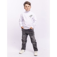 Sweater for a boy Batik, height 110 cm, milk color