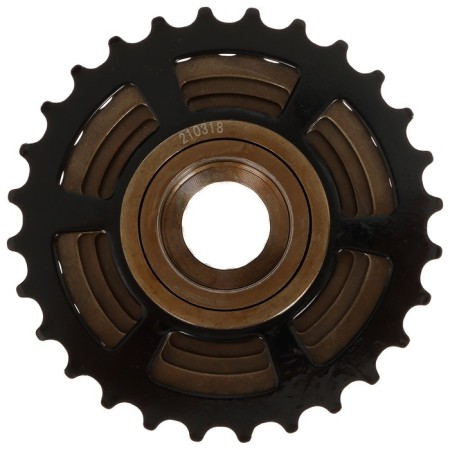 ATA ratchet, 7 speeds, 14-28t, black-brown color-1