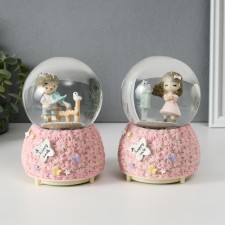 Souvenir Polystone Water Ball Light, Music 