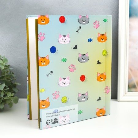 Photo album magnetic 20 sheets "Cotophoto" 29x24x2 cm-1