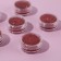 Set of sparkles for decor, small grinding, red color, 6 pieces