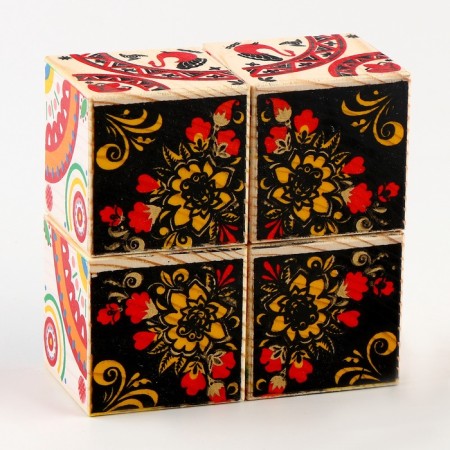 Cubes "Russian Patterns"-2