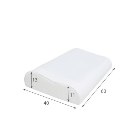 Memory Foam Wave Gel pillow, size 60x40x13/11 cm-1