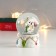 Souvenir Polystone Water Ball "Eagle in a hat, with a wreath" D = 6.5 cm 8x6.5x6.5 cm