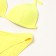 Swimsuit female separate minku color yellow, size 42