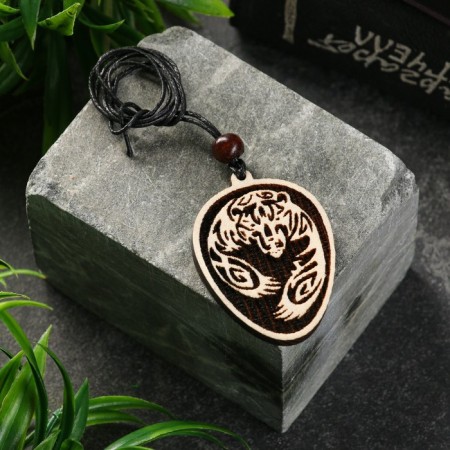 Talisman Slavic "bear" cedar