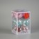 Set of balls plastic D-6 cm, 12 pcs "Kaleidoscope" net, mix