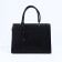 Lightning tout bag, external pocket, long belt, black color