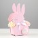 Wooden Kashpo 13x7.5x22 cm "Bunny", pink