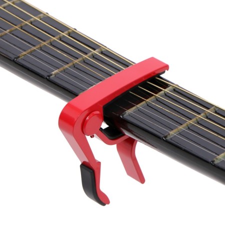 Kapodastast for Music Life guitar, red