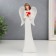 Souvenir Polystone "Angel-girl with a red heart" mix 25 cm