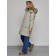 Coat insulated winter female, size 44, color light green