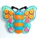 Butterfly "gear", works from batteries, light