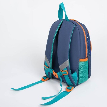 Baby backpack on lightning, blue color-1