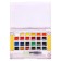 Watercolor paints, + 1 brush, in a plastic box, 24 colors