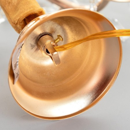 Vita chandelier 6x40W E14 gold 58x58x50 (88) cm-8