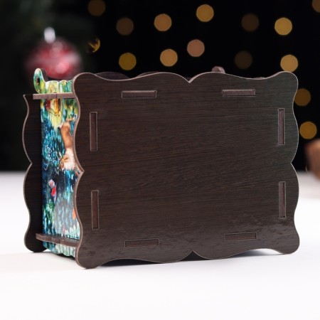 Casket "Santa Claus", medium, 14x11x7cm-1