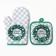 New Year. Kitchen set 2-idol Christmas segling 17*17cm, mittens-output 26*16 cm, 100%p/e