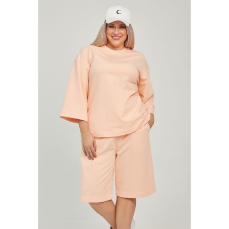 Female suit, size 58, powder color-2