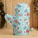 Mitten for a bath with print "Director of the Bath"