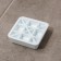 Set of anti -vibration stands "Dolyana", 4 pcs, square, white color