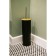 Bamboo toilet brush savanna bamboo, 9.5 × 38 cm, black color