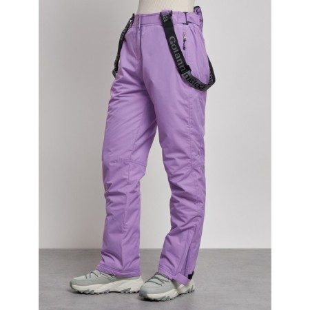 Semi -combinezone ski insulated female winter, size 42, purple color-9