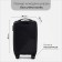 Small suitcase 20 ", lightning department, code castle, black color