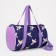 Sports bag with lightning, long belt, blue/lilac color