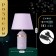 Lauren desktop lamp 1he14 40W Violet 22x22x37cm