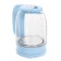 Teapot Maunfeld MGK-613BL, glass, 1.7 l, 2200 watts, blue