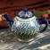 Rishtan ceramics "Patterns", 1000 ml, blue